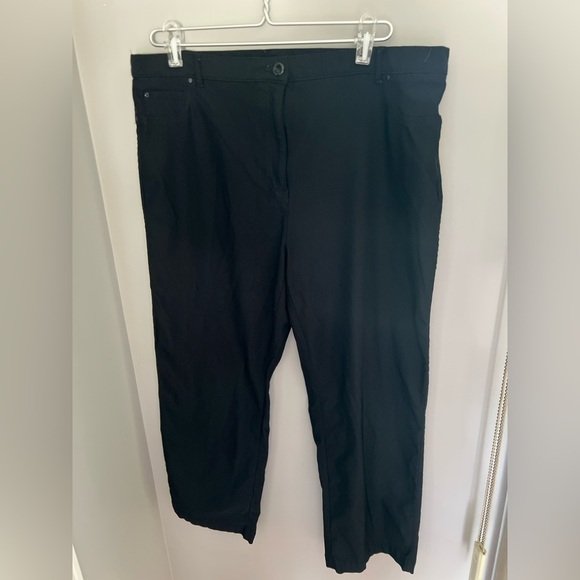 Tradition Black Petite Pants 18P - Picture 6 of 9